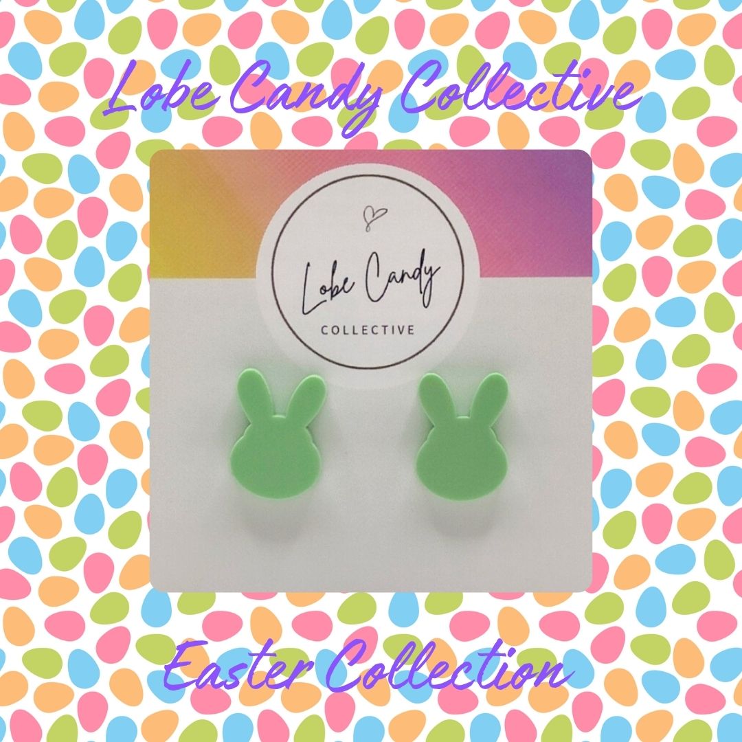 Bunny Head -Pastel Green